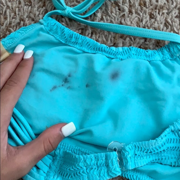 Target Light Blue Patterned/Textured Bikini Set - Picture 3 of 4